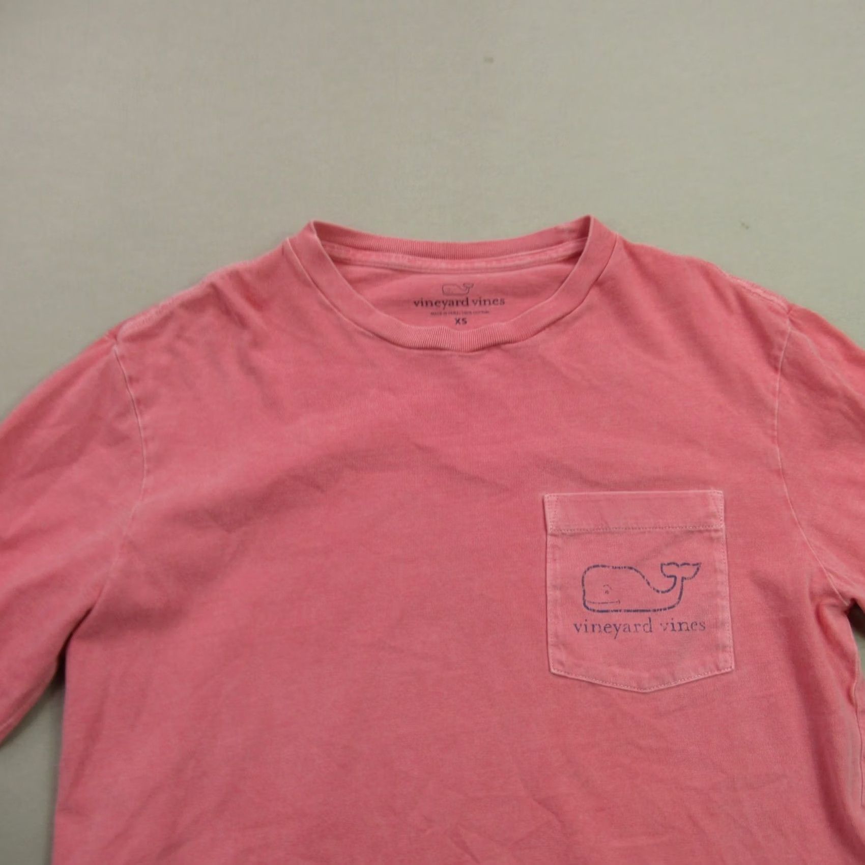 Vineyard Vines Vineyard Vines Shirt Mens XS Pink Long Sleeve Crew Neck Pocket Casual Size US XS / EU 42 / 0 - 3 Thumbnail