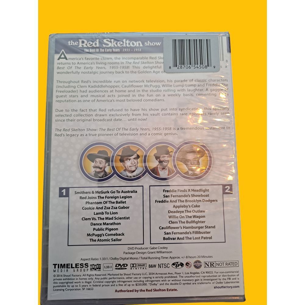 Other The Red Skelton Best of Early Years 1955-1958 Classic TV Com Size ONE SIZE - 3 Thumbnail