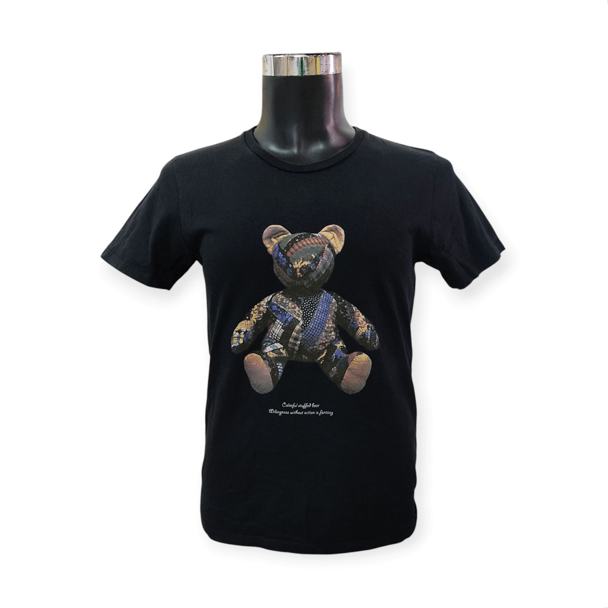 Slick SLICK Colourful Stuffed Bear Black Tee Size US S / EU 44-46 / 1 - 1 Thumbnail