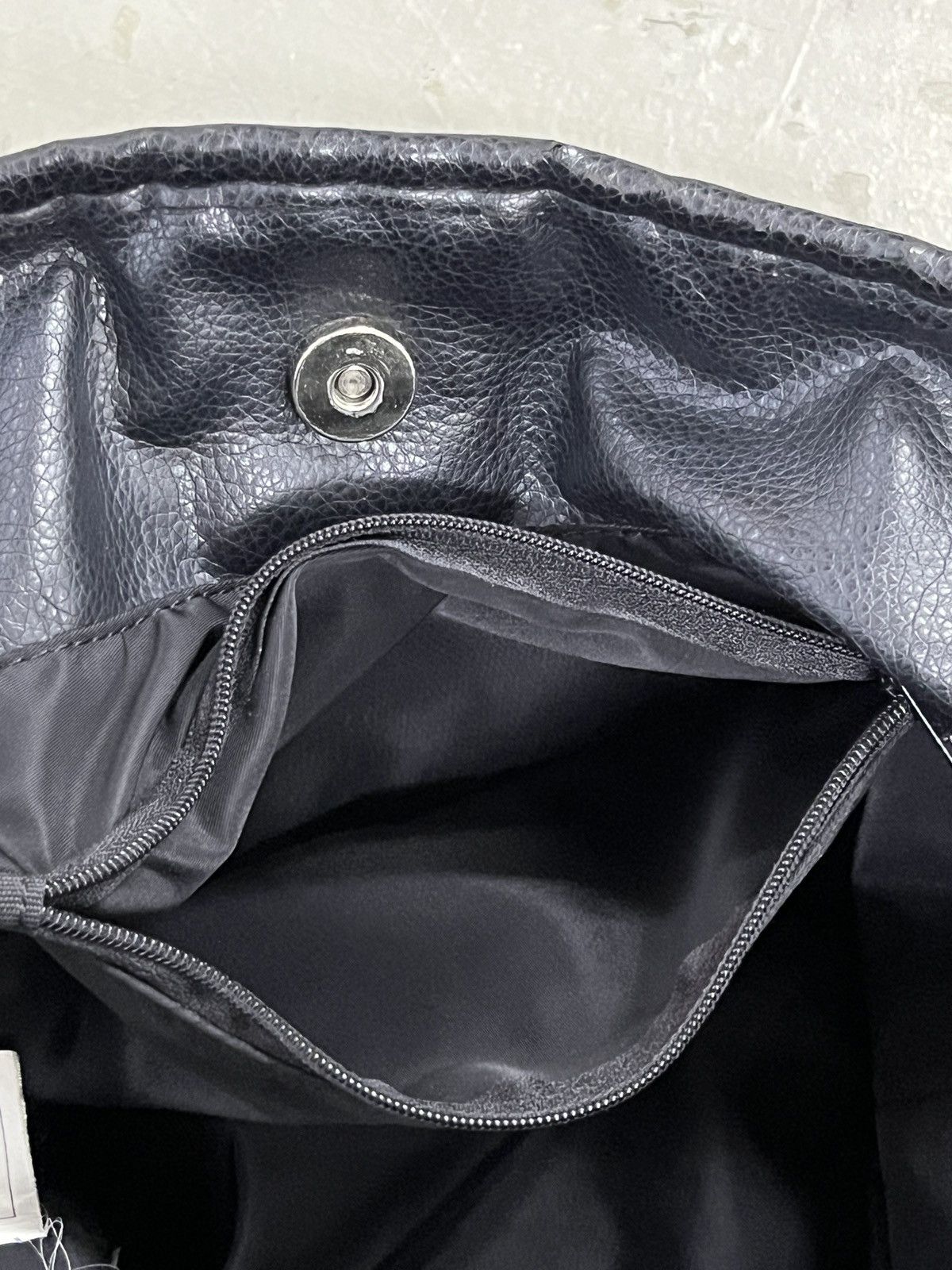 Yohji Yamamoto 2000s Yohji Yamamoto Y’saccs Interaciato Leather Woven Bag Size ONE SIZE - 12 Thumbnail