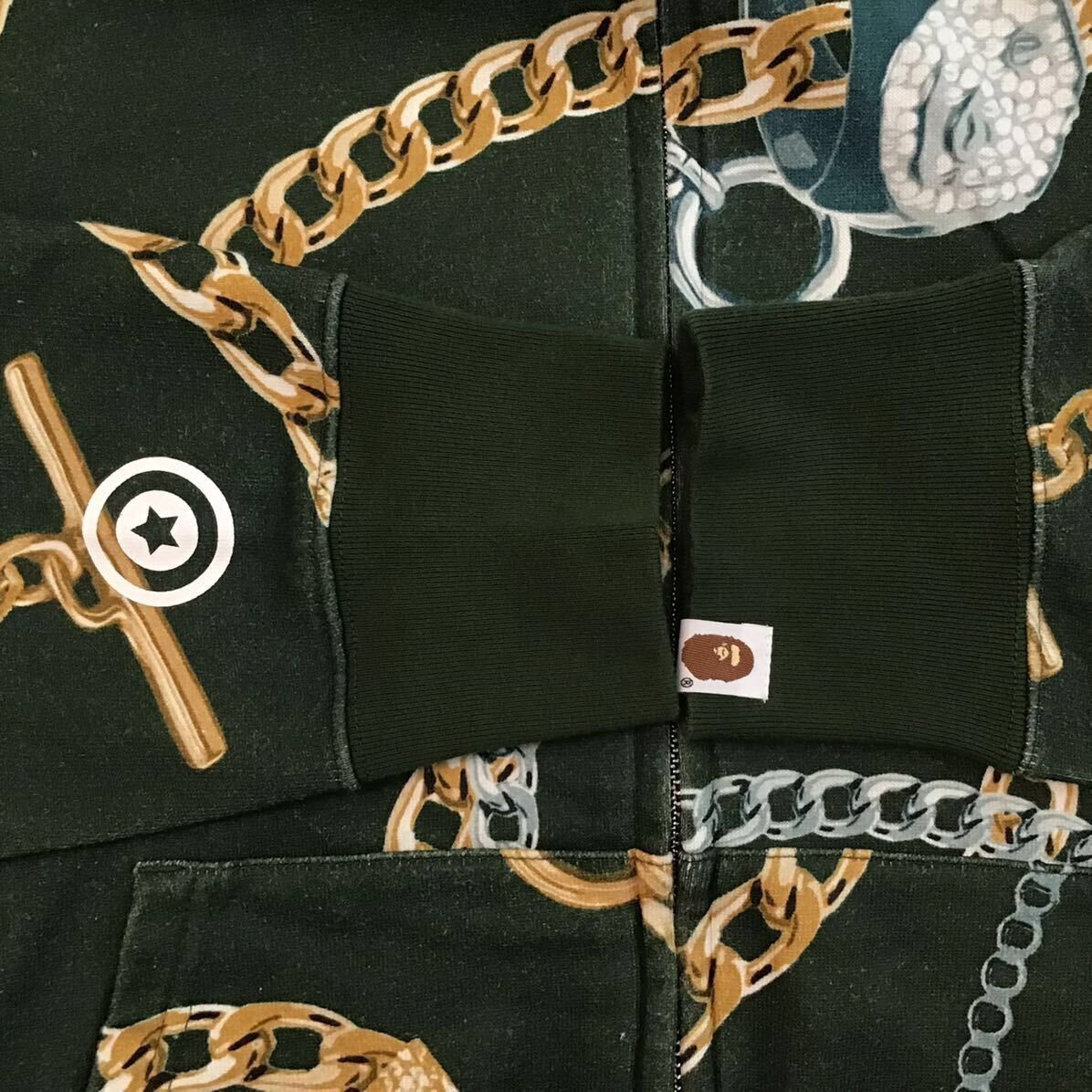 Bape BAPE JEWELS SHARK FULL ZIP HOODIE a bathing ape Size US L / EU 52-54 / 3 - 6 Thumbnail