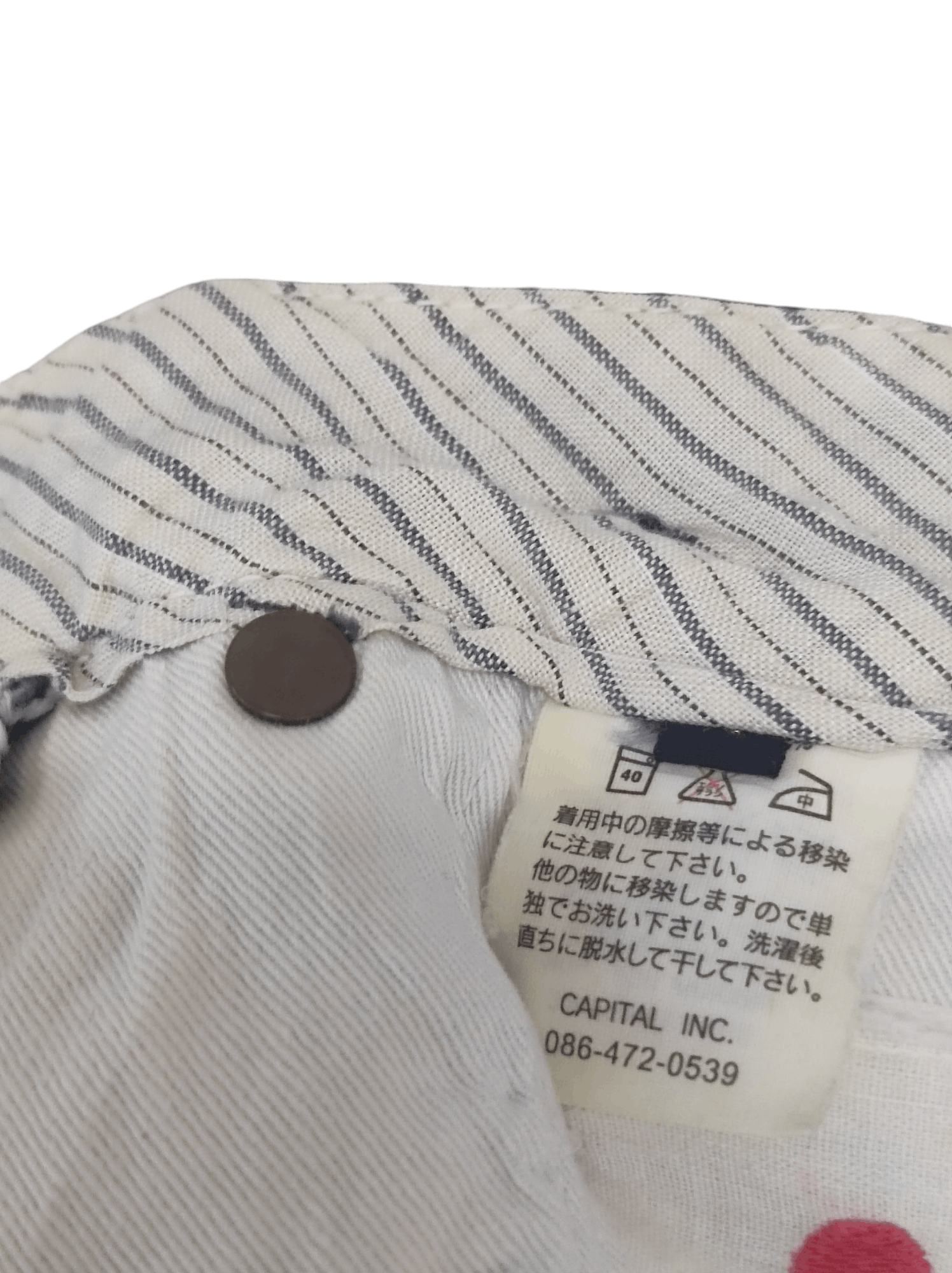 Japanese Brand Kapital Baggy Short Pants Kapital suspended button Size US 32 / EU 48 - 9 Thumbnail