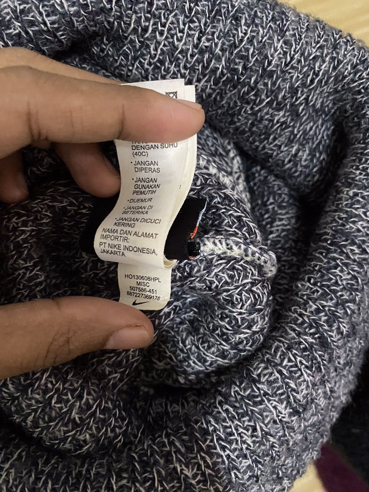 Nike × Vintage Vintage Nike Small Logo Beanie Hat Size ONE SIZE - 9 Thumbnail