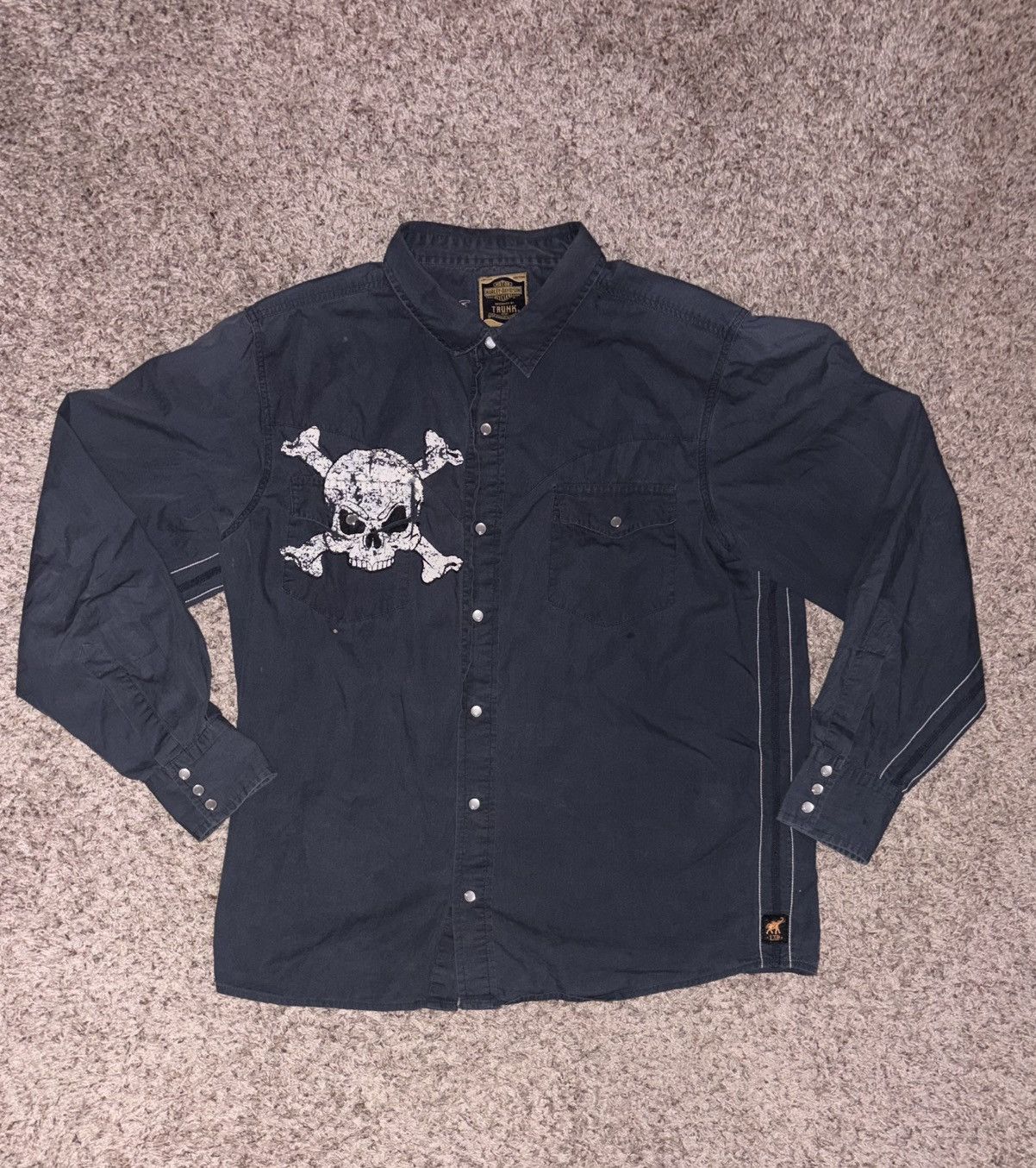 Harley Davidson Harley Davidson pearl snap 1 of 1 Size US M / EU 48-50 / 2 - 1 Thumbnail