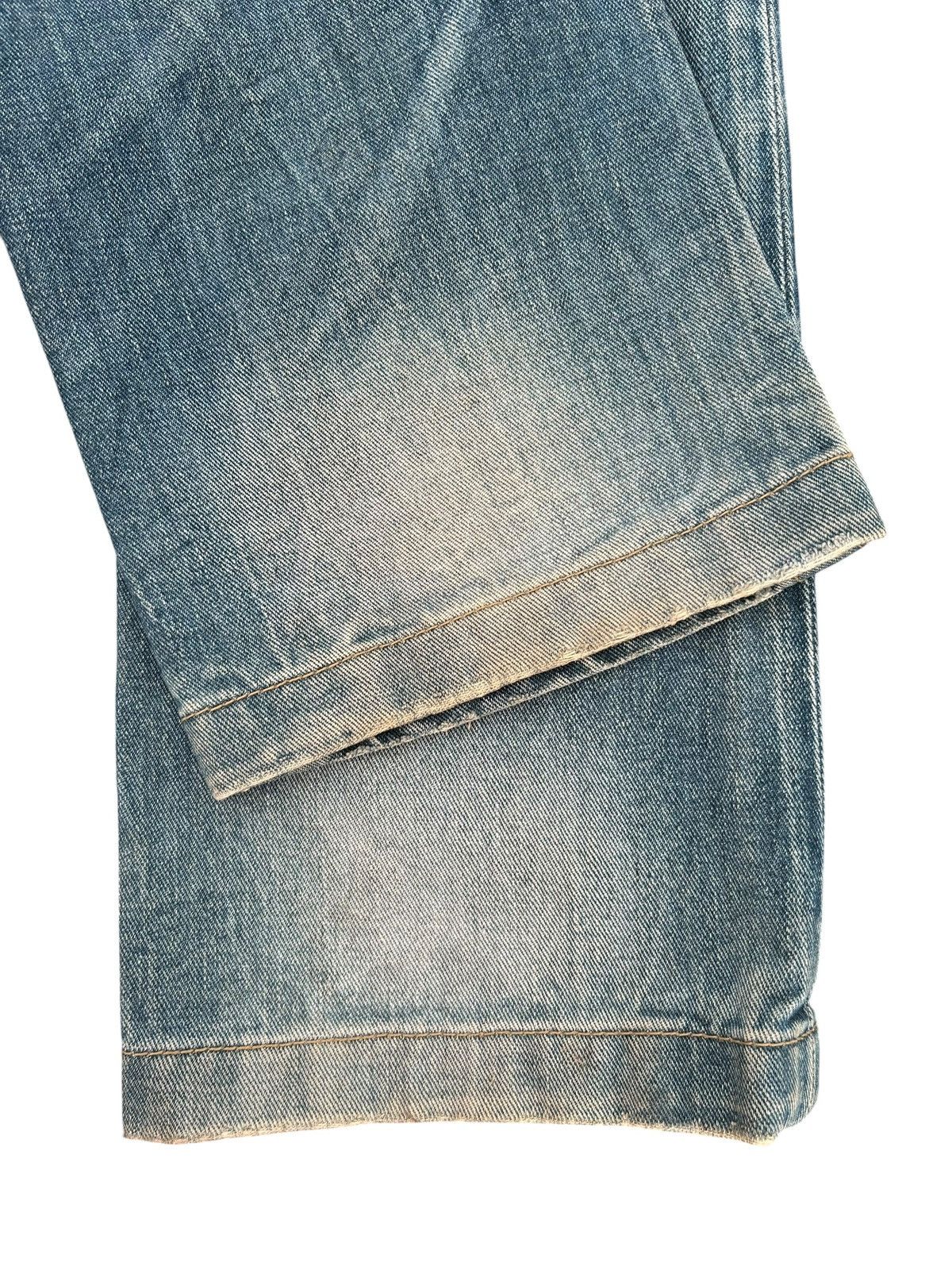 Kapital YOSHITOMO NARA LOLITA Exotic Vintage Distressed Denim Jeans Size US 34 / EU 50 - 14 Thumbnail