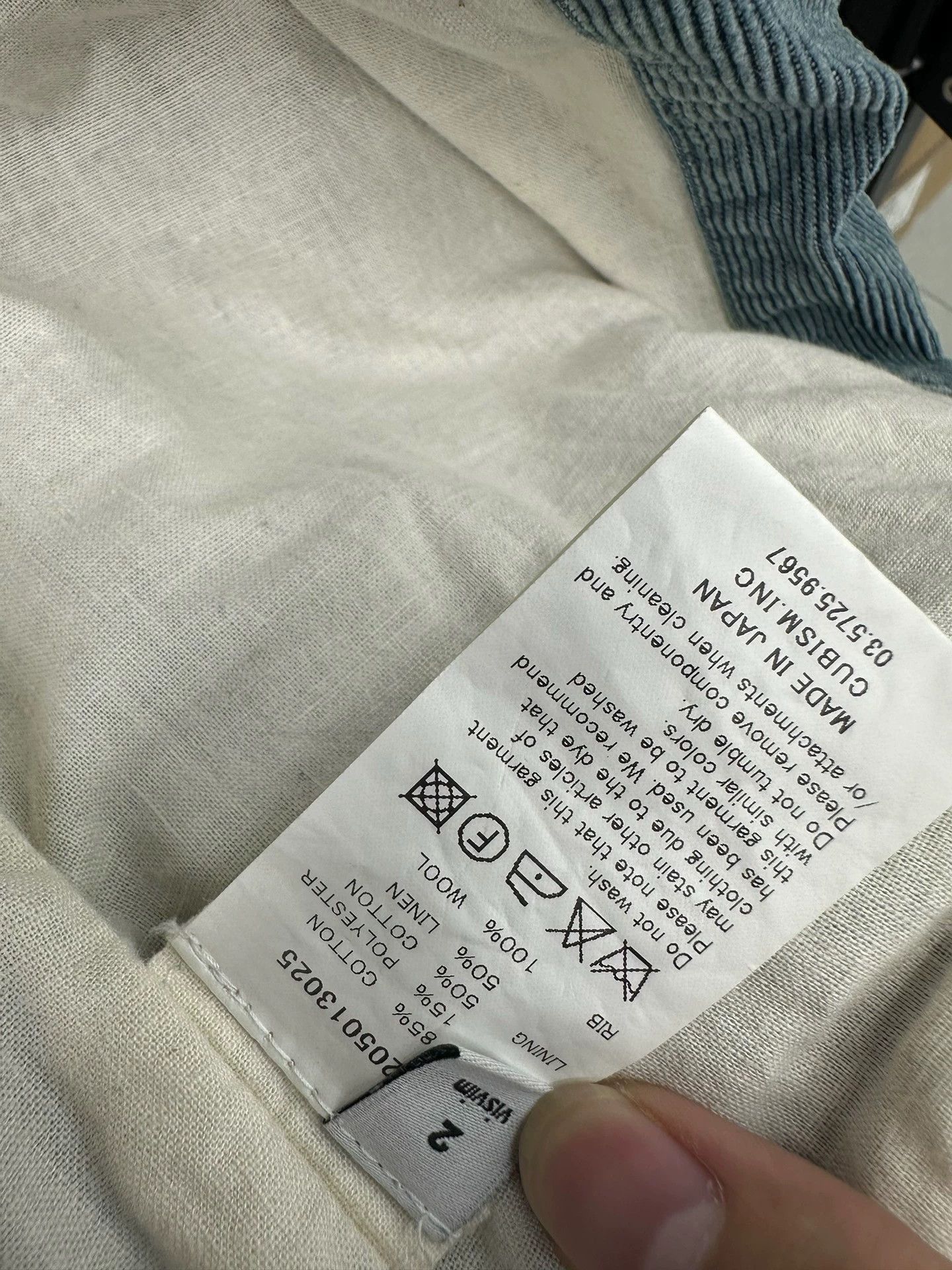 Visvim VisvimVisvim Wool high-necked corduroy jacket with four poc Size US M / EU 48-50 / 2 - 4 Thumbnail