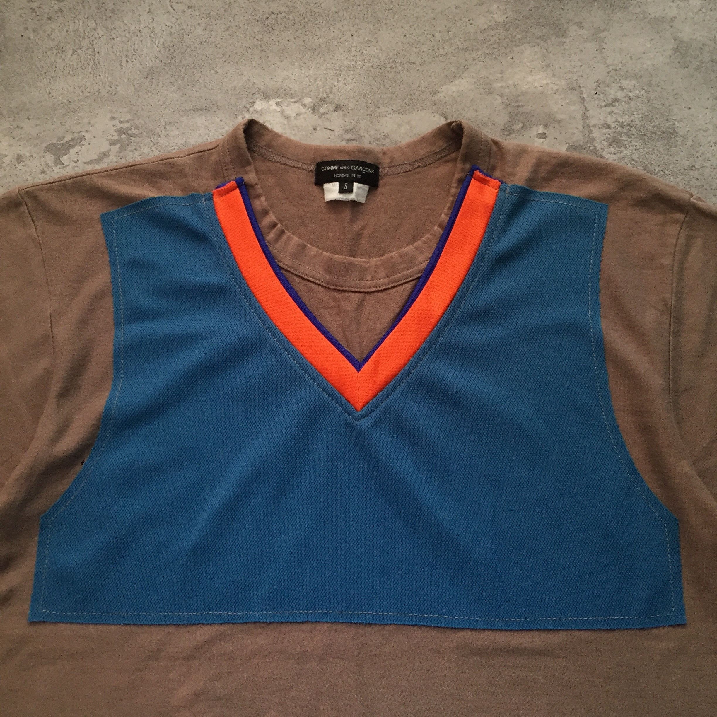 Comme des Garcons Homme Plus Archive Run Way 2009 Hybrid CDG Homme Plus Faded Tshirt Size US M / EU 48-50 / 2 - 2 Thumbnail