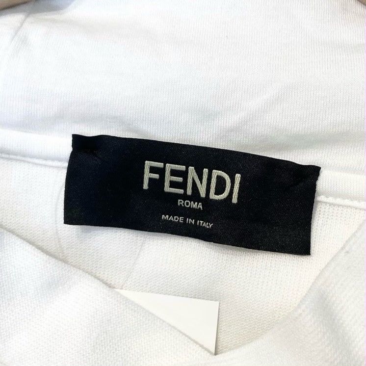 Fendi FENDI FF MESH SHORT-SLEEVE HOODIE Size US L / EU 52-54 / 3 - 3 Thumbnail