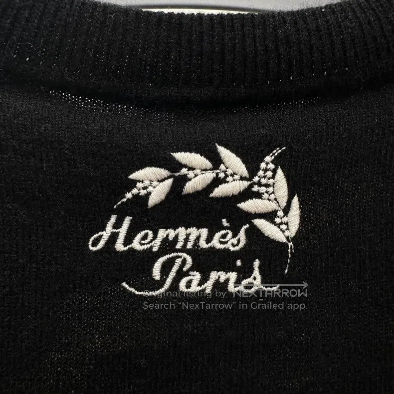 Hermes Hermes Cashmere Faux Snout Button Sweater Size XS / US 0-2 / IT 36-38 - 6 Thumbnail
