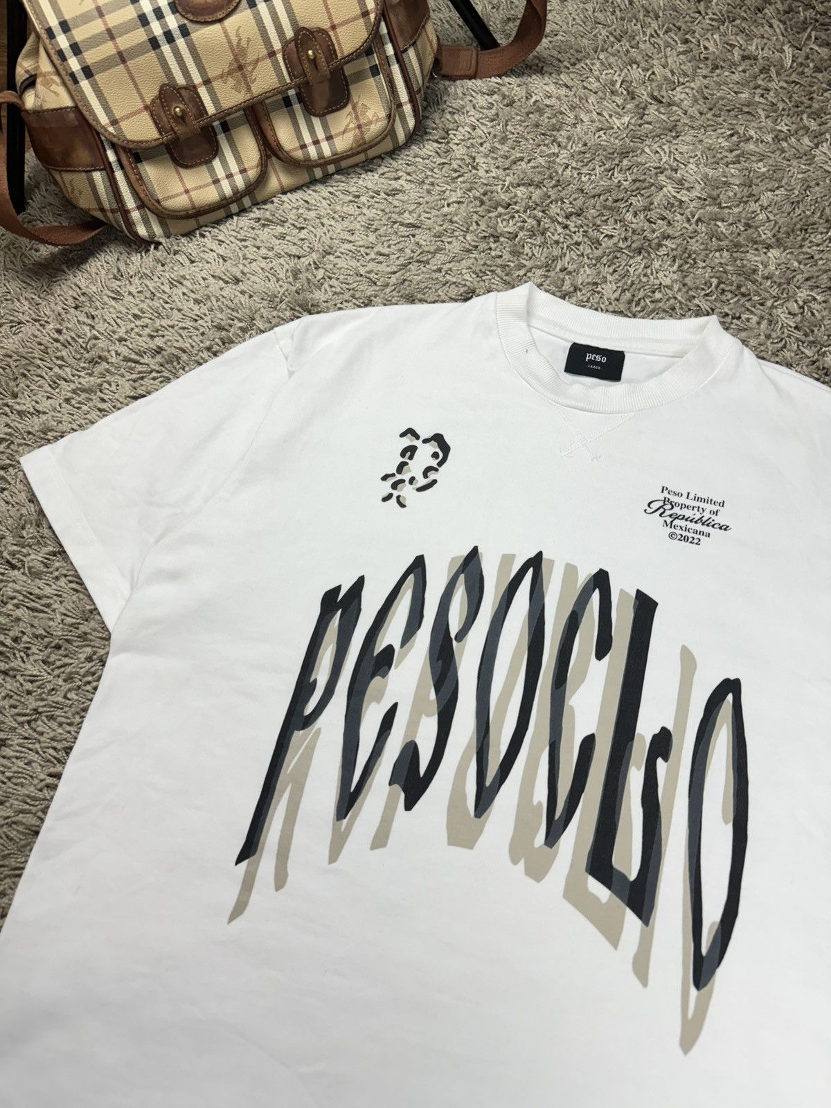 Peso Oversize t shirt Peso y2k original skate hip-hop item Size US L / EU 52-54 / 3 - 2 Thumbnail