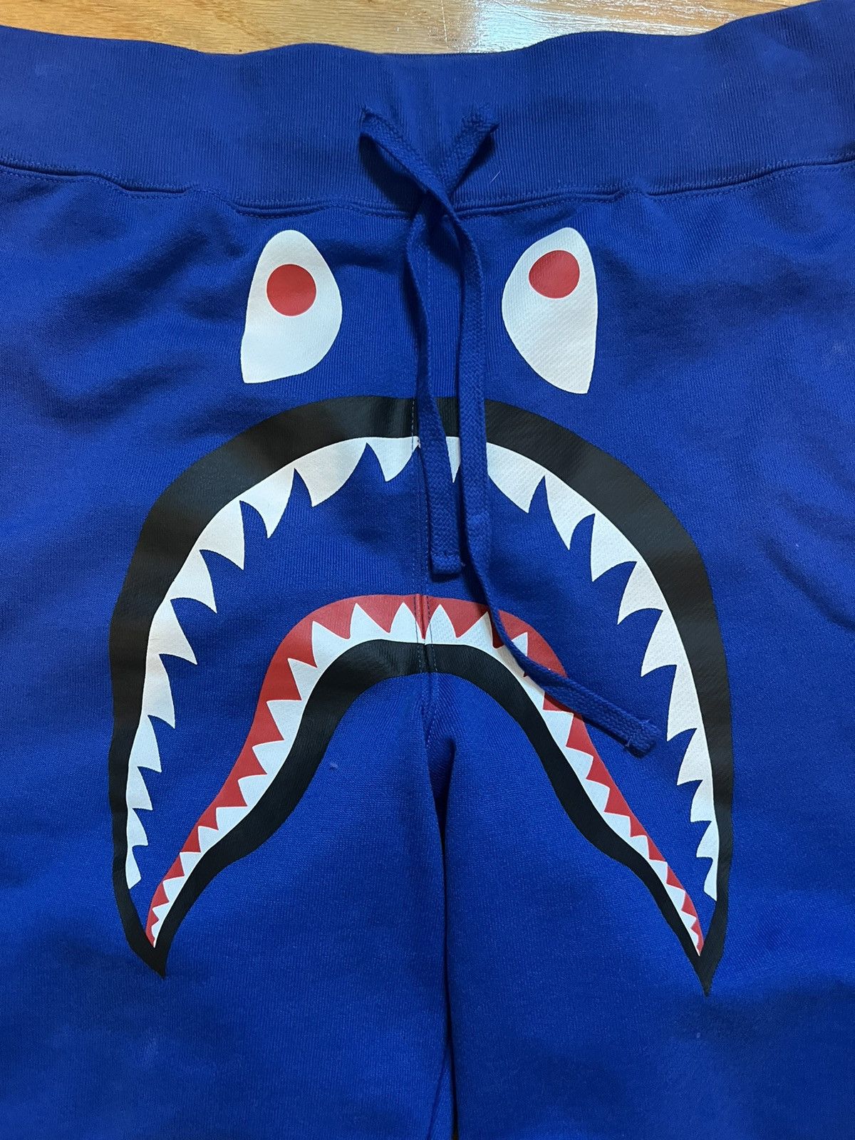 Bape BAPE Blue Shark Sweat Shorts (Size M) Size US 30 / EU 46 - 3 Thumbnail