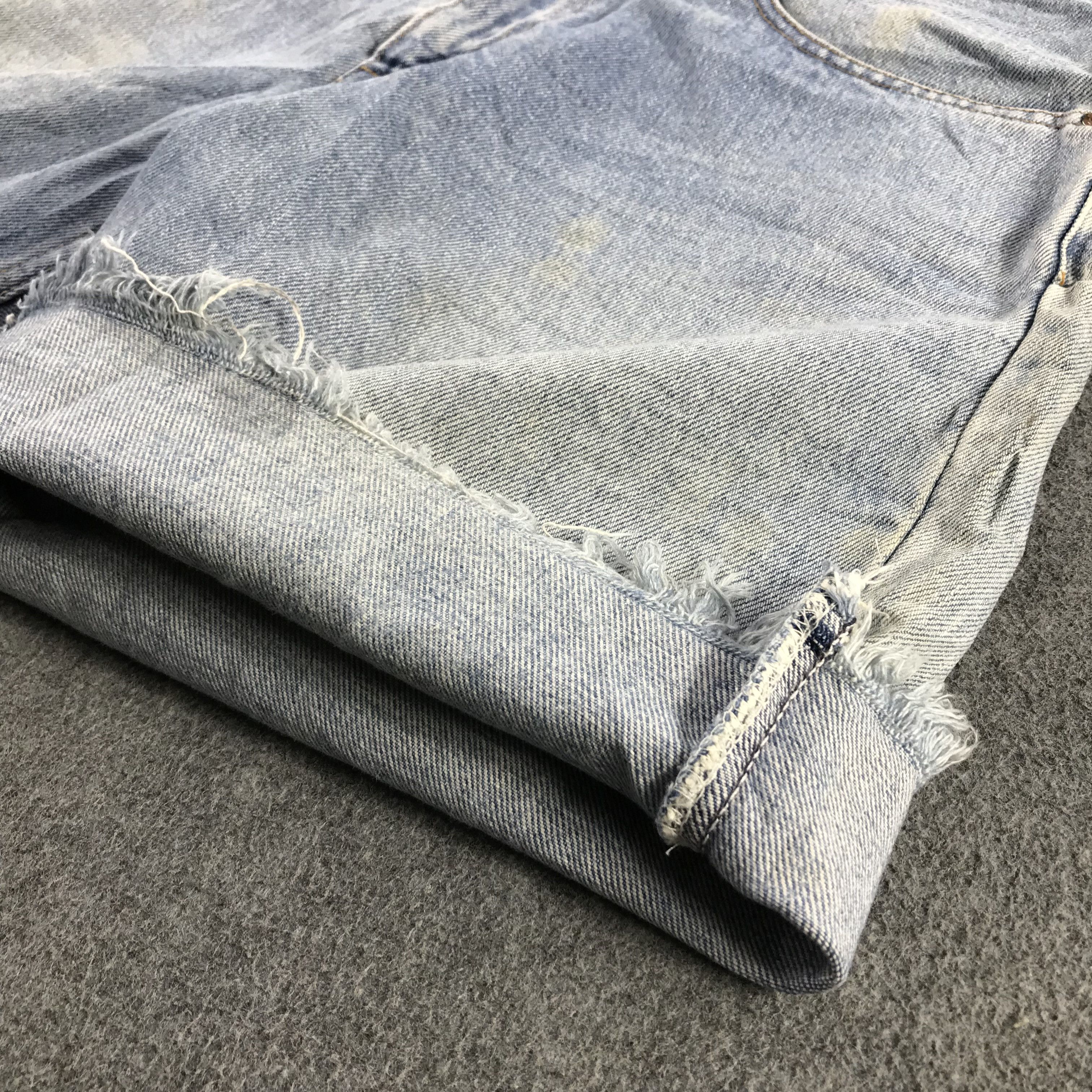 Levi's Vintage Levis 550 Jeans Faded Blue Short Pants KJ3454 Size US 32 / EU 48 - 6 Thumbnail
