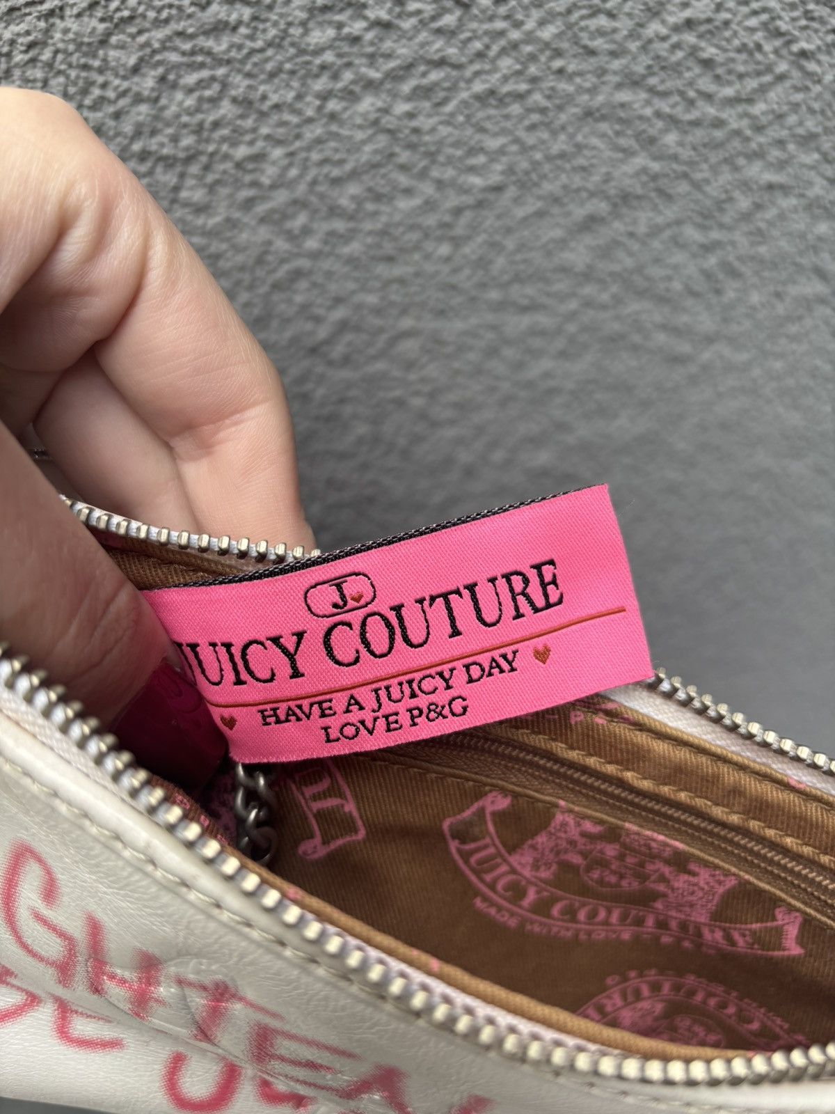 Japanese Brand × Juicy Couture × Vintage Vintage Juicy Couture mini bag baguette lighten up be juicy Size ONE SIZE - 4 Thumbnail