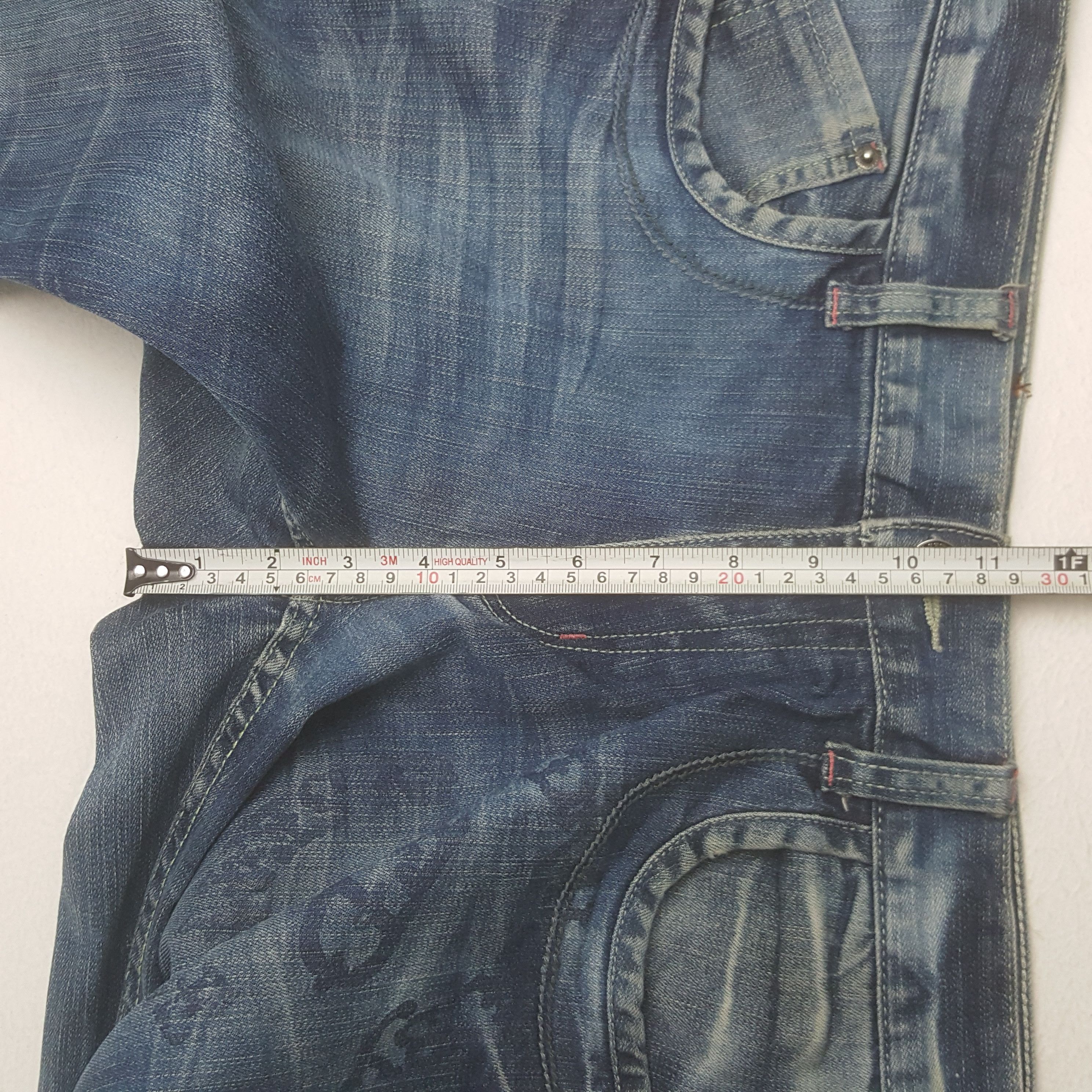 Christian Audigier Vintage Ed Hardy by Christian Audiger Embroidery Denim Jeans Size 32" / US 10 / IT 46 - 11 Thumbnail