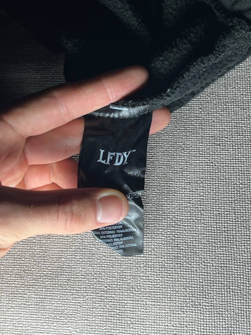 LFDY Rare LFDY Live Fast Die Young Print Hoodie Black Oversized Size US S / EU 44-46 / 1 - 9 Thumbnail