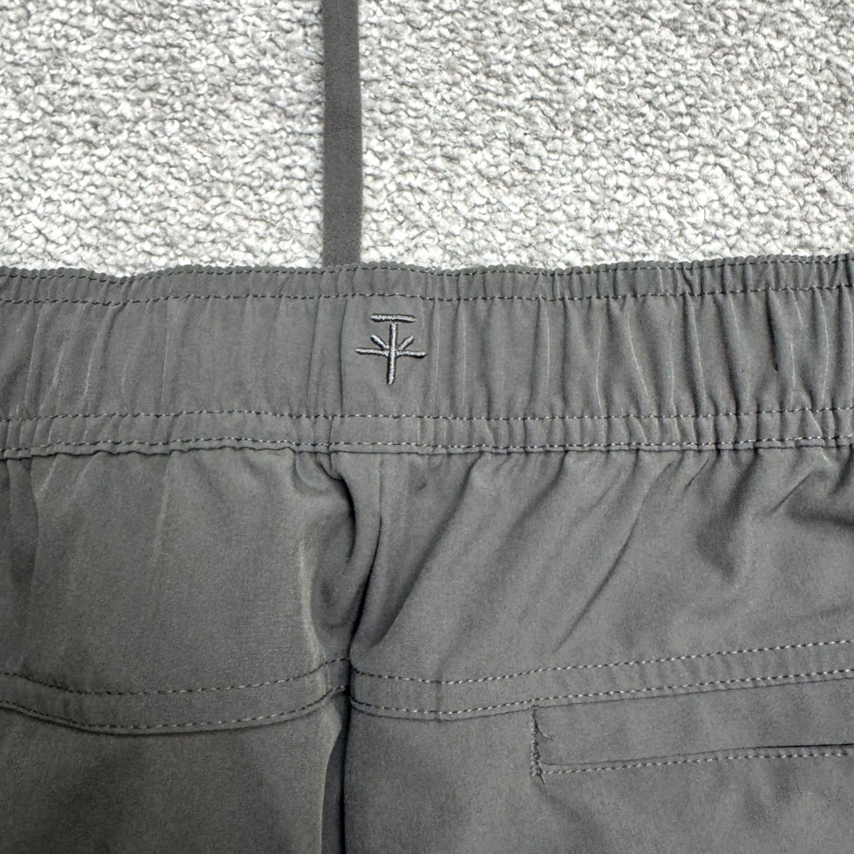 Vintage Soybu Mens Large Charcoal Gray Stretch Jogger Track Pants Lightweight Activewear Size US 33 - 5 Thumbnail
