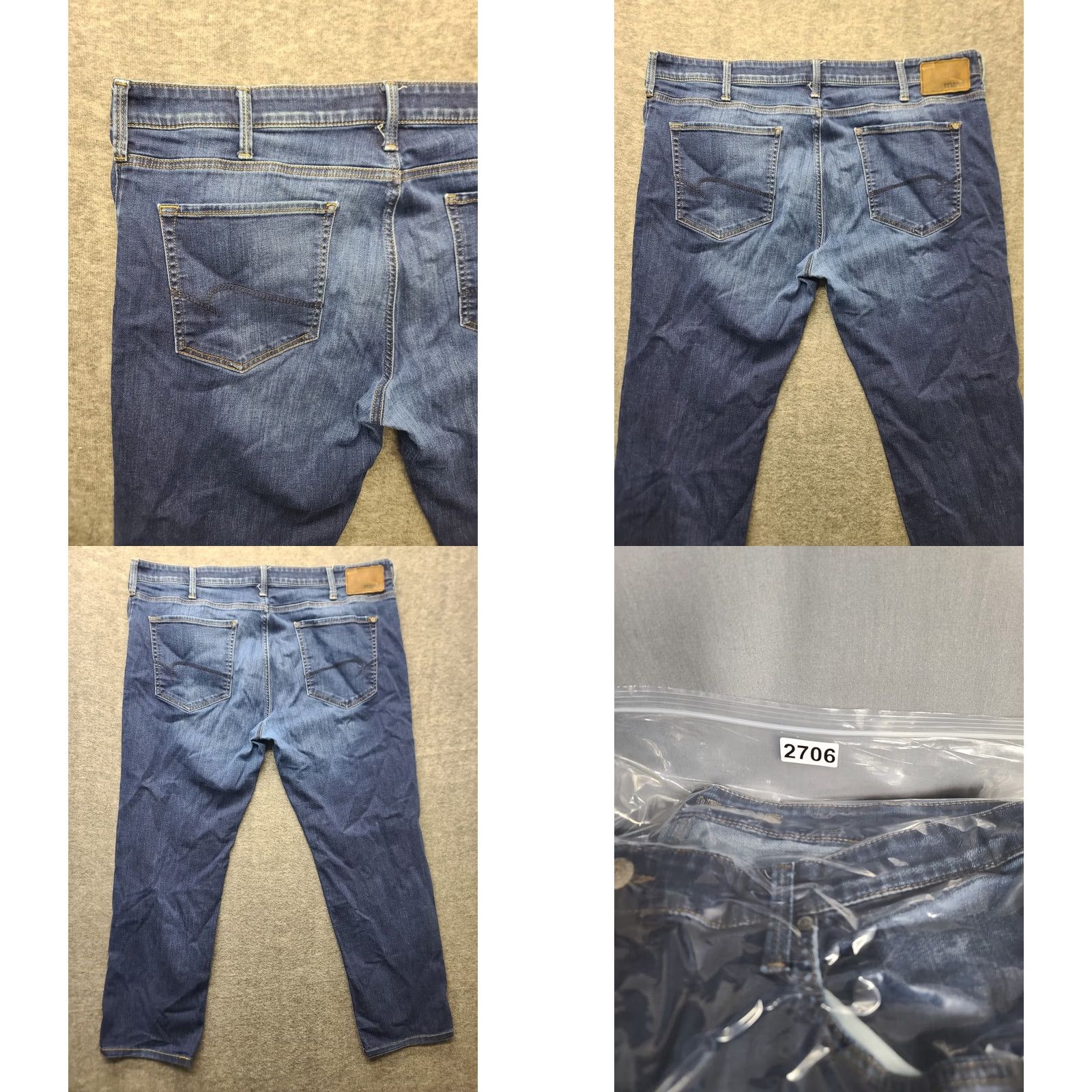 Vintage Mavi Jeans Mens 40x32 Zach Regular Fit Straight Leg Stretch Comfort Denim Blue 5-Pocket City College Preppy Mens Regular Jeans Size US 40 / EU 56 - 9 Thumbnail