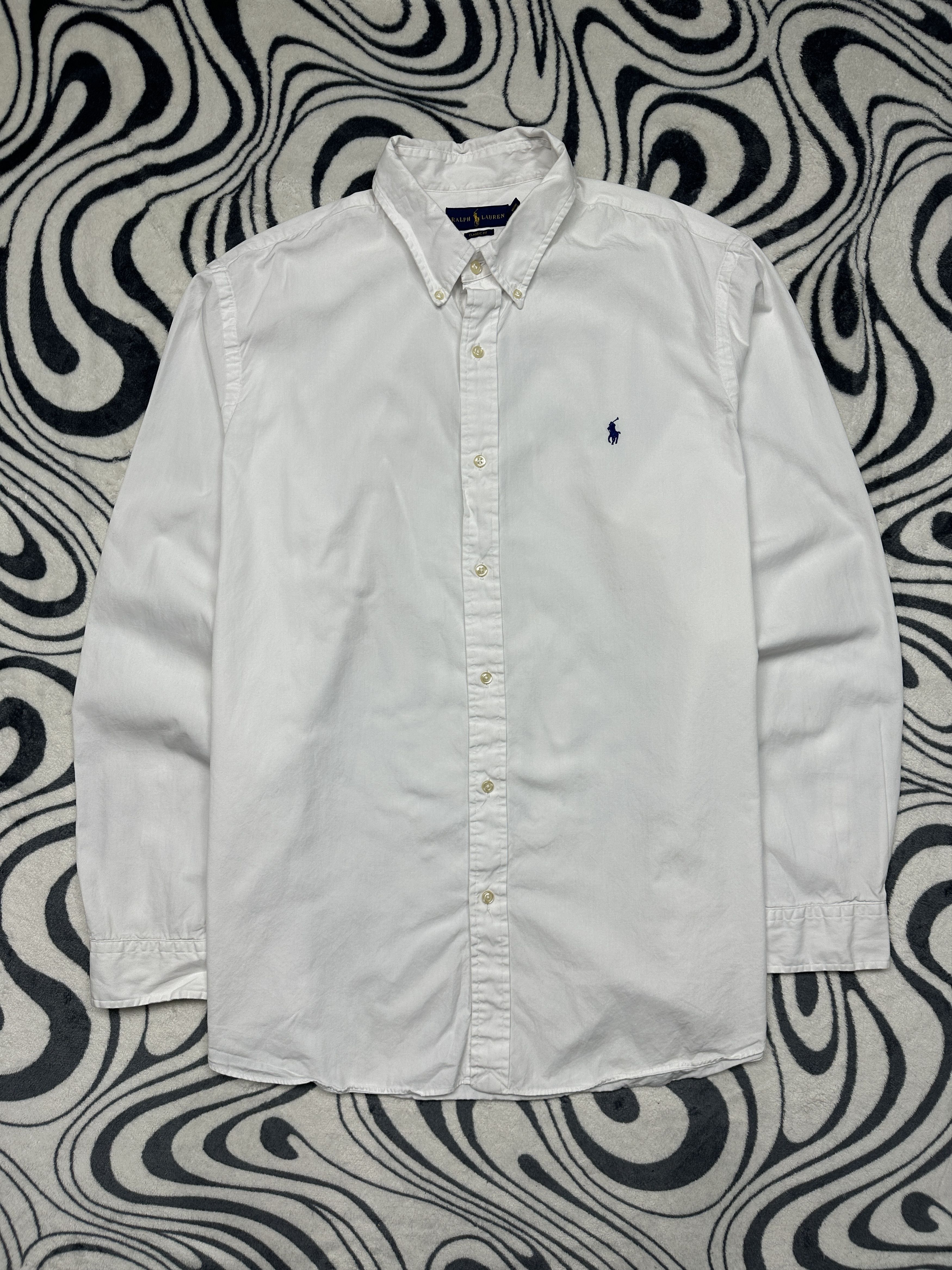 Polo Ralph Lauren Polo Ralph Lauren Mens Long Sleeve White Shirt Size US XXL / EU 58 / 5 - 1 Thumbnail