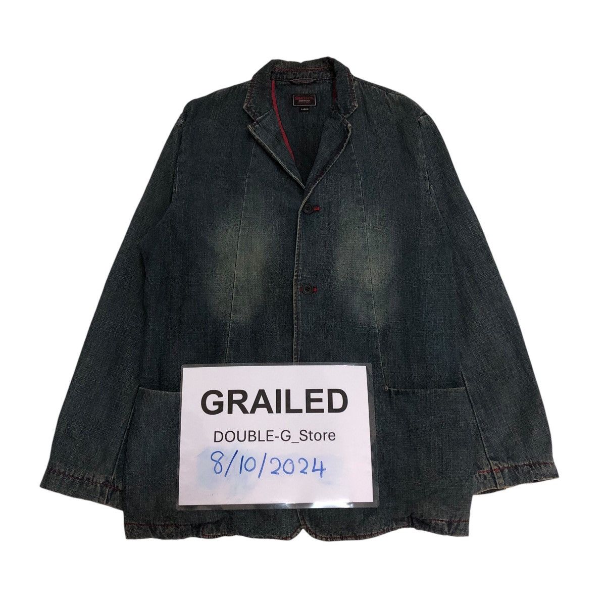 Japanese Brand 📌Vintage Chore Denim Jacket Smith's American Size US L / EU 52-54 / 3 - 1 Thumbnail