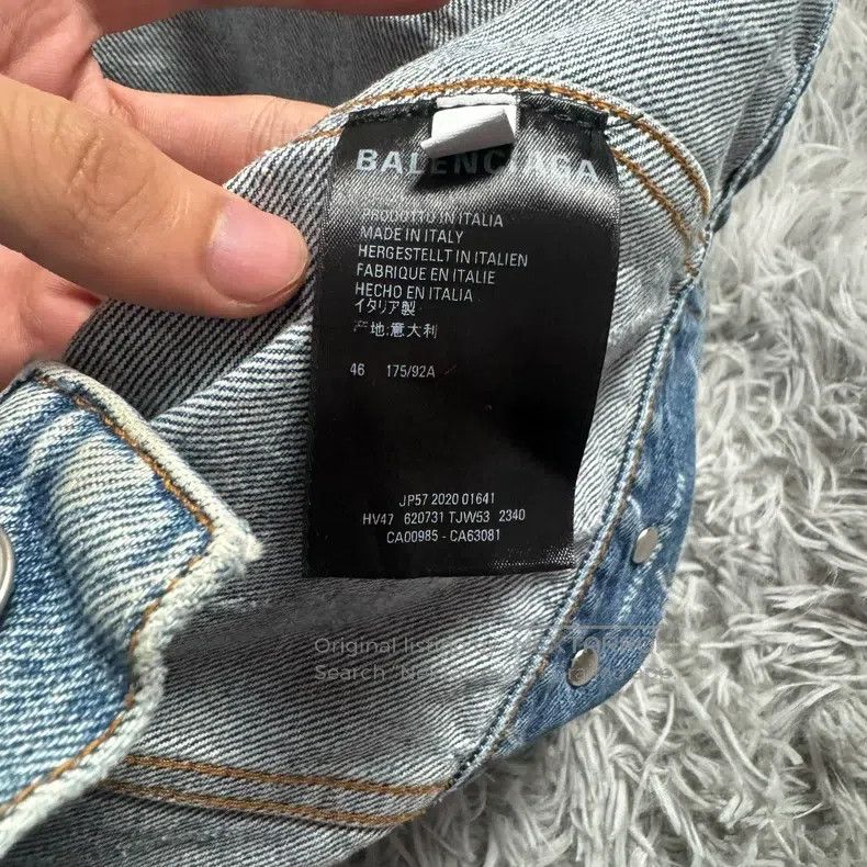 Balenciaga Balenciaga All-over Printed Denim Jacket Size US S / EU 44-46 / 1 - 6 Thumbnail