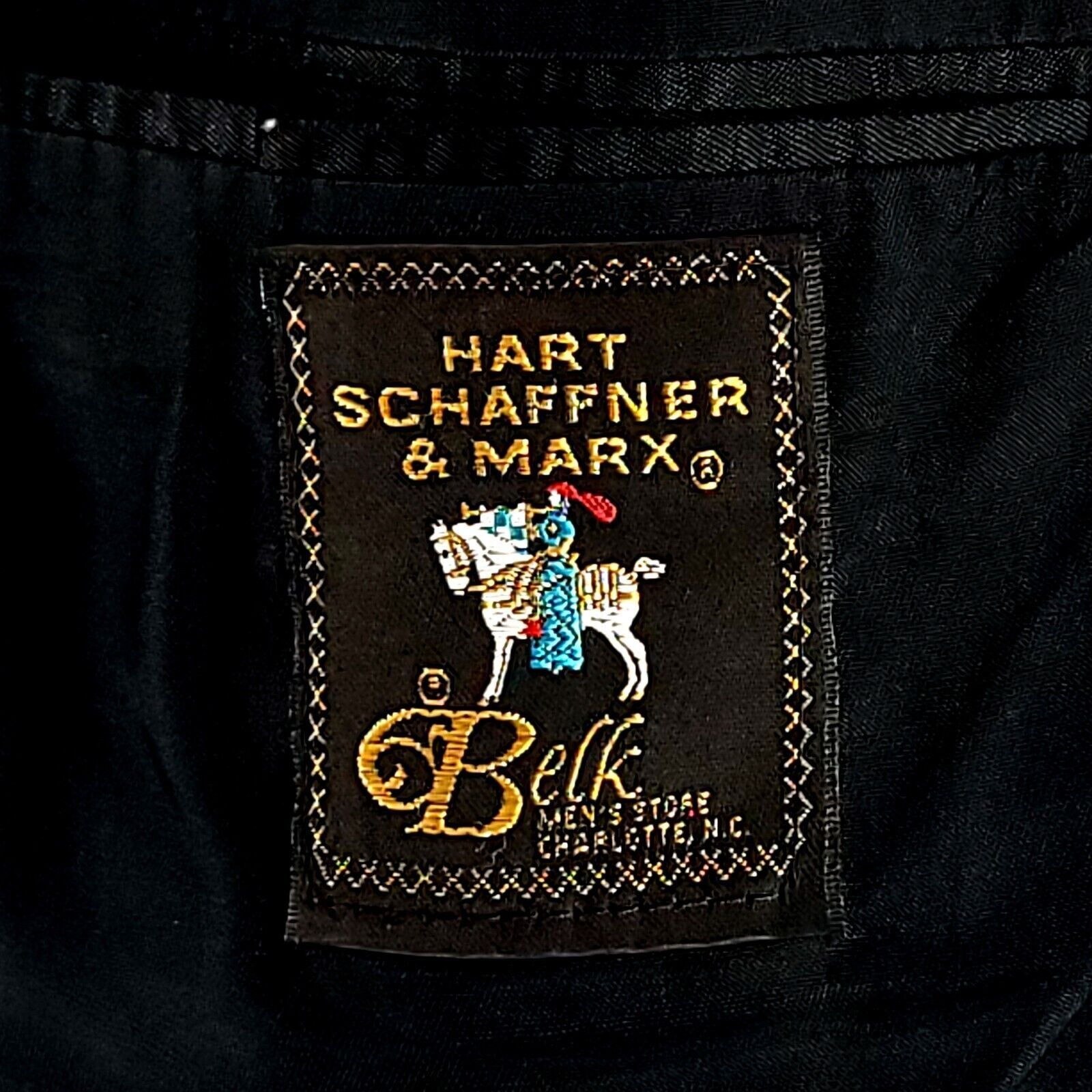 Hart Schaffner Marx Hart Schaffner Marx Wool Blue 2 Button Blazer Suit Jacket 48 Size 48L - 8 Thumbnail