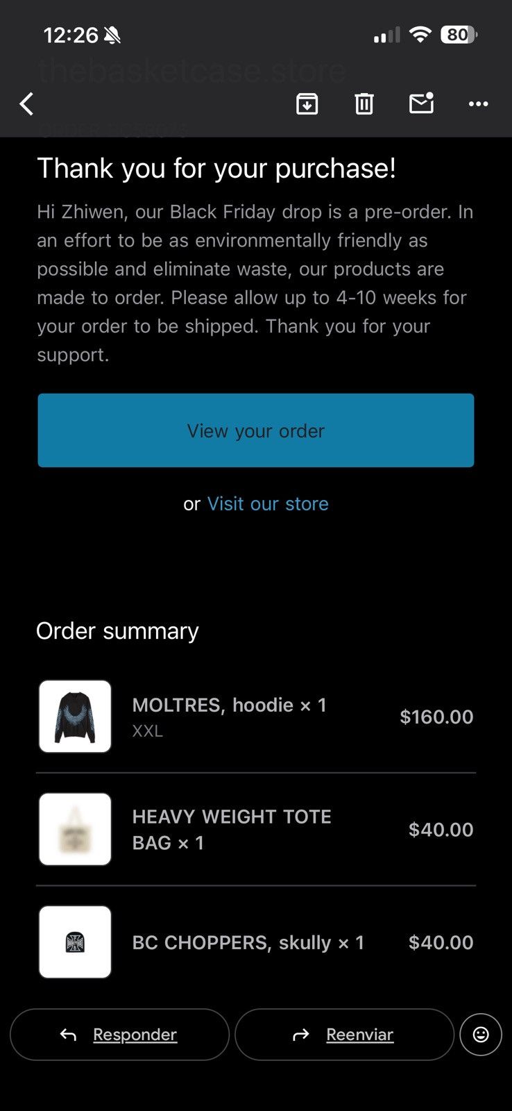 basketcase gallery Basketcase Gallery Moltres Hoodie Size US XXL / EU 58 / 5 - 7 Thumbnail