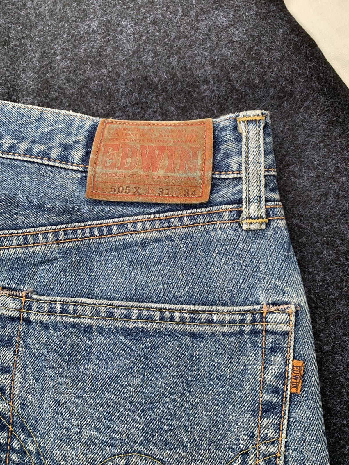 Edwin Vintage Edwin 505X selvedge.made in Japan 🇯🇵. Size US 31 - 3 Thumbnail