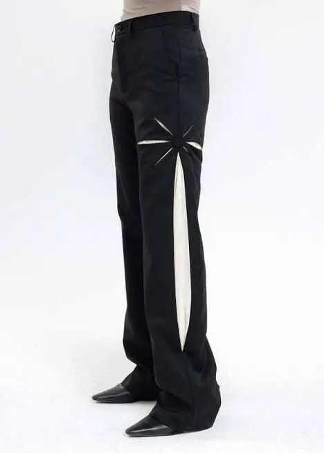 image of Kusikohc Origami Trousers Tailored Read Description! in Black, Men's (Size 36)