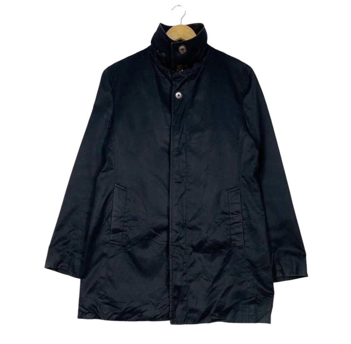 Japanese Brand × Y's for Men × Yohji Yamamoto 💥INED HOMME SMART BLACK BUTTON JACKET Size US M / EU 48-50 / 2 - 1 Thumbnail