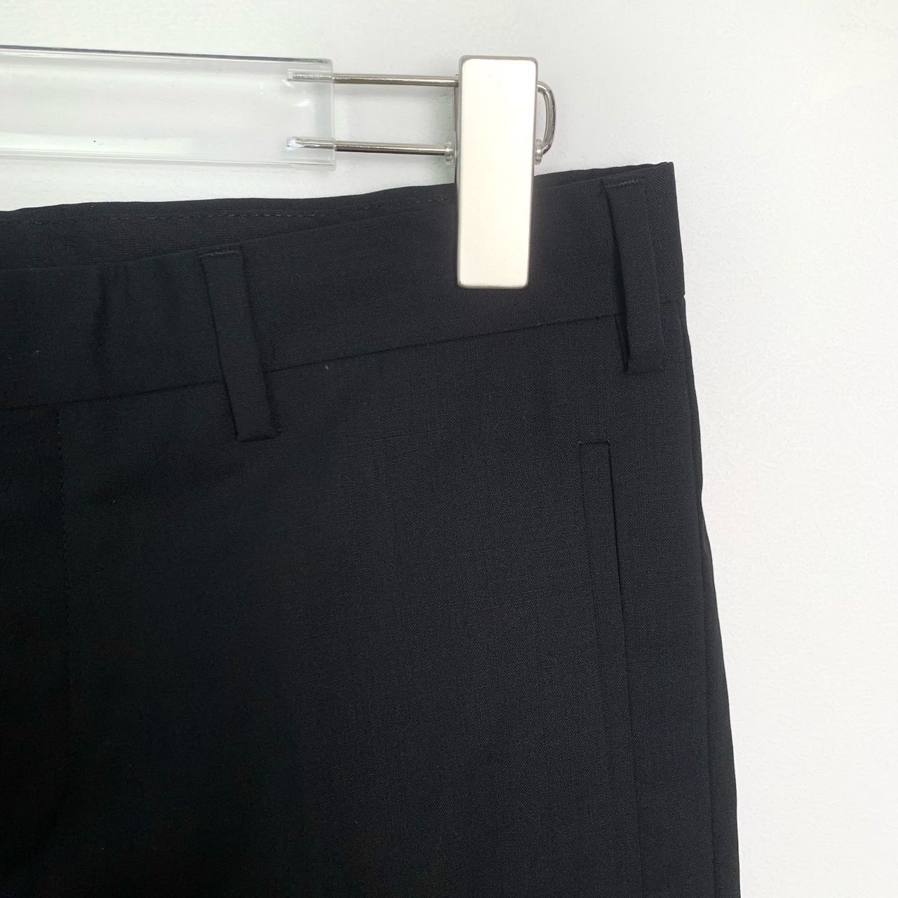 Prada Prada Logo Letter Black Suit Pants, Size 46 Size US 30 / EU 46 - 7 Thumbnail