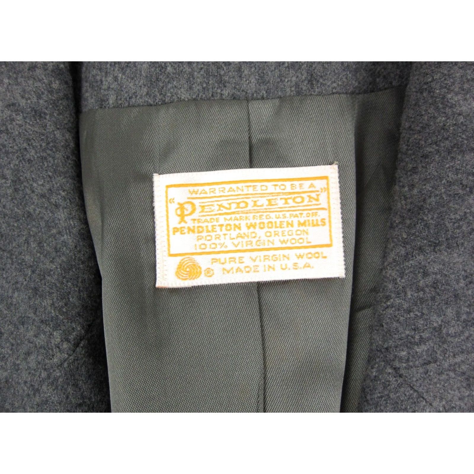 Pendleton VINTAGE Pendleton Jacket Womens 12 Gray True Size Wool 60s Ladies Blazer Size XL / US 12-14 / IT 48-50 - 3 Thumbnail