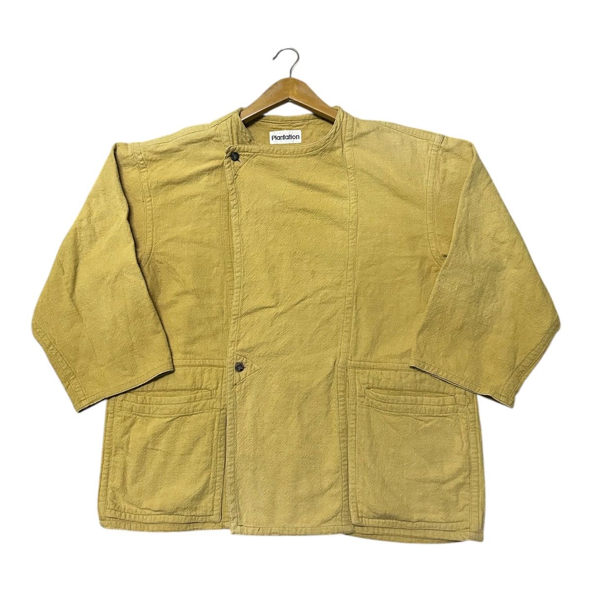 Issey Miyake Vintage 90s Plantation Issey Miyake kimono style work jacket Size US L / EU 52-54 / 3 - 1 Thumbnail