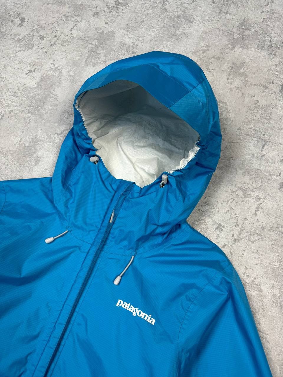 Patagonia Women's H2no Torrentshell Blue Jacket Full Zip