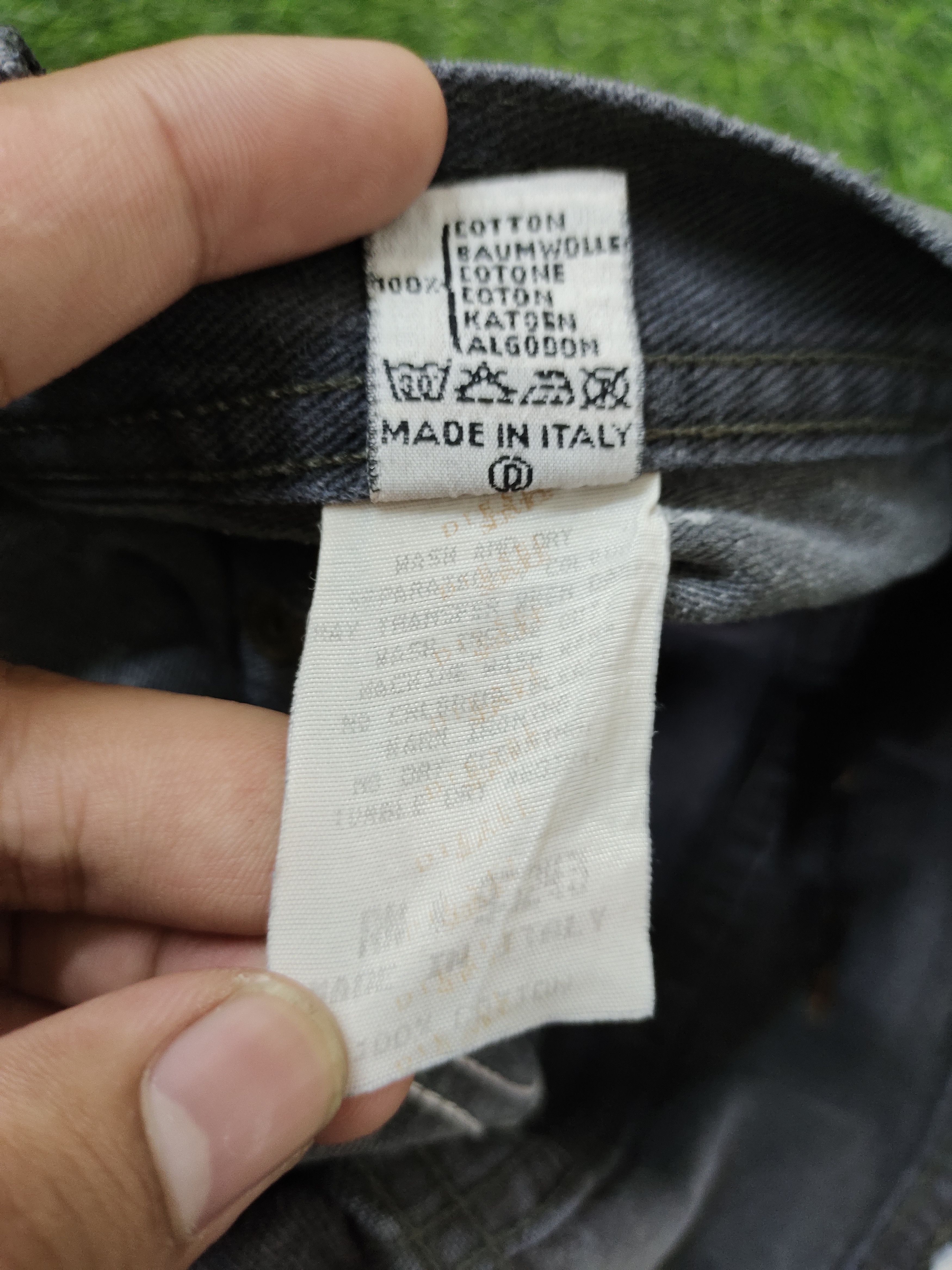 Diesel Rare Baggy Jean Diesel Saddle Black Faded Wide Leg Denim Y2k Size US 36 / EU 52 - 17 Thumbnail