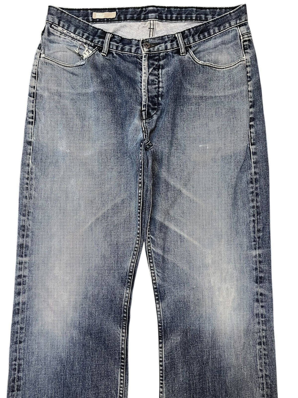 Japanese Brand Vintage RealMadHectic Faded Regular Cut Denim Size US 34 / EU 50 - 2 Thumbnail