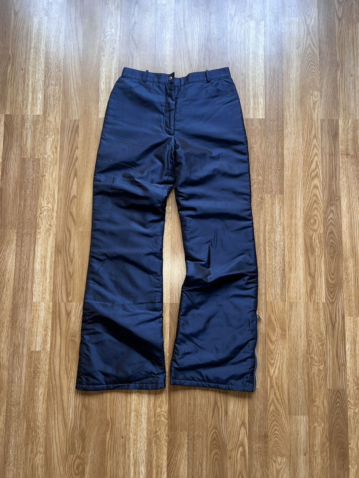 Celine Vintage CELINE Paris 1992 Silk Technical Pants Size 27" / US 4 / IT 40 - 1 Thumbnail