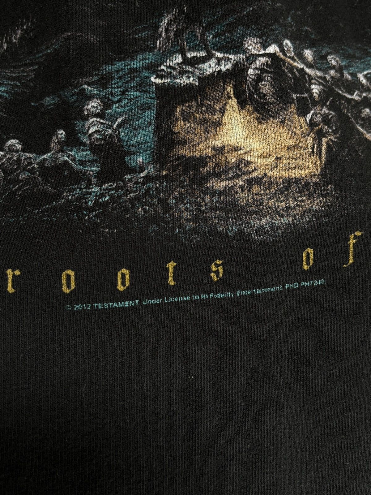 Band Tees Testament Vintage Band Zip Hoodie Dark Roots Of Earth Size US XL / EU 56 / 4 - 7 Thumbnail