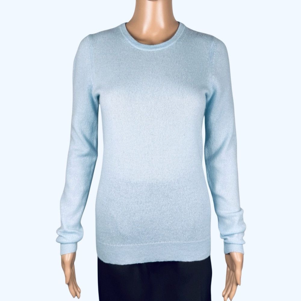 Charter Club Charter Club 100% Cashmere Light Blue Sweater Size XS Size XS / US 0-2 / IT 36-38 - 2 Thumbnail