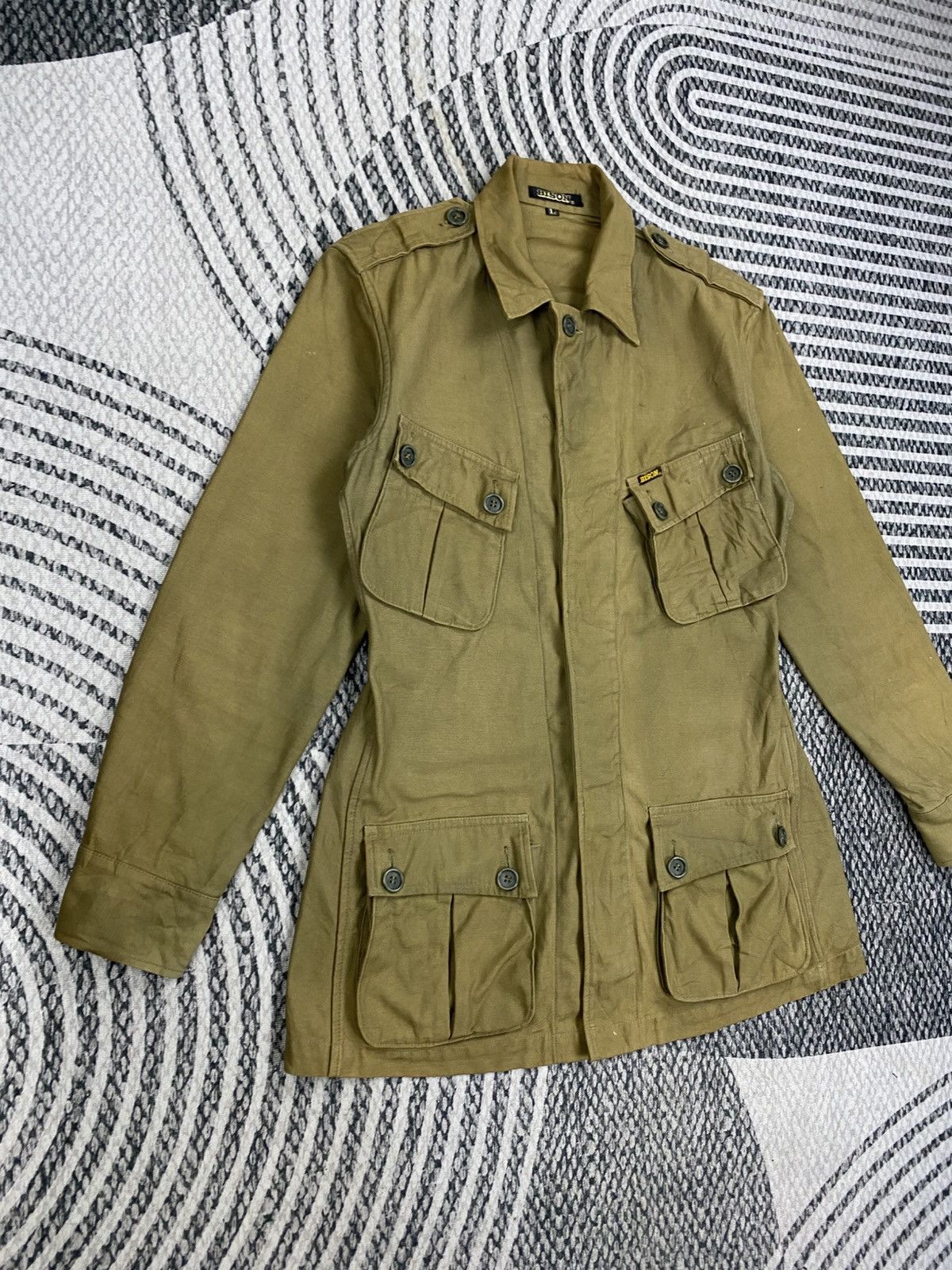 Vintage 🔥RARE VINTGE BISON WWII M42 PARATROOP JUMP JACKET Size US M / EU 48-50 / 2 - 3 Thumbnail