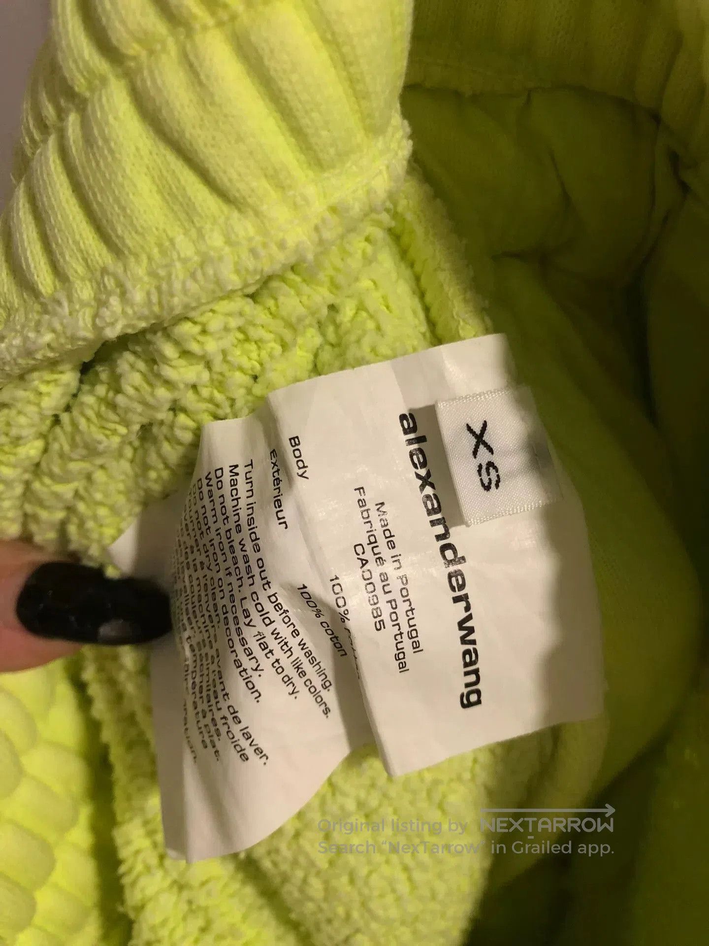 Alexander Wang Alexander Wang Women's Tracksuit Pants XS. Size 23" - 4 Thumbnail