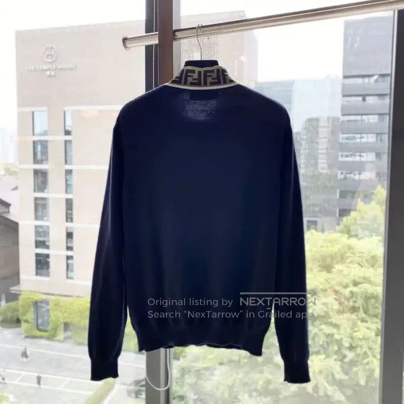 Fendi Fendi Navy Wool Women's Sweater . Size XXS / US 00 / IT 34 - 2 Thumbnail