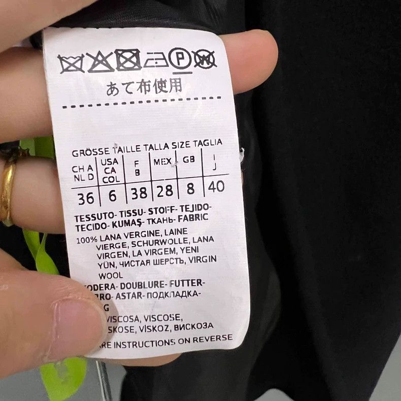 Max Mara Max Mara Black overcoat Size S / US 4 / IT 40 - 4 Thumbnail