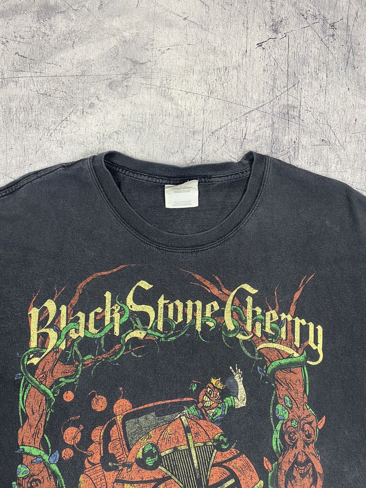 Vintage Vintage Black Stone Cherry Concert Rock Metal Band tee Size US XL / EU 56 / 4 - 5 Thumbnail