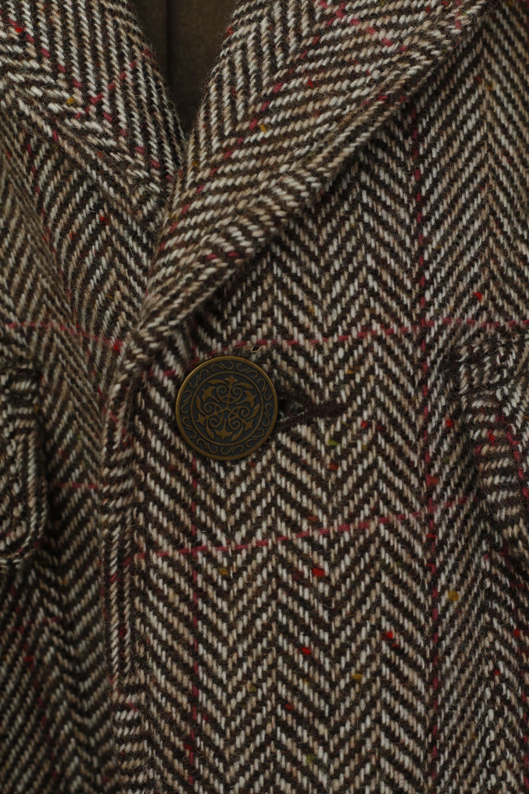 Calvin Klein Calvin Klein Jeans Men XL Jacket Brown Wool 5523 Size US XL / EU 56 / 4 - 7 Thumbnail