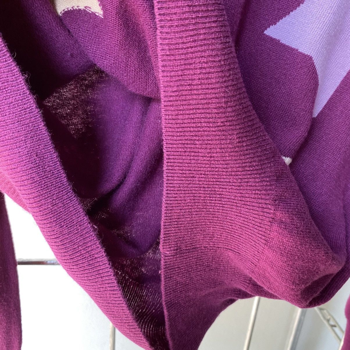 Tsumori Chisato TSUMORI CHISATO Purple Starry V-Neck Sweater Size XS / US 0-2 / IT 36-38 - 11 Thumbnail