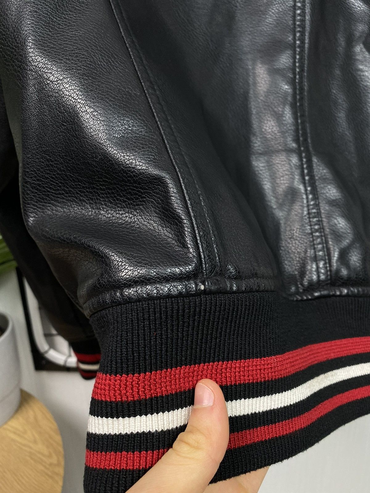 Tommy Hilfiger Rare Tommy Hilfiger Aviator Top Gun jacket Faux leather L Size US L / EU 52-54 / 3 - 18 Thumbnail