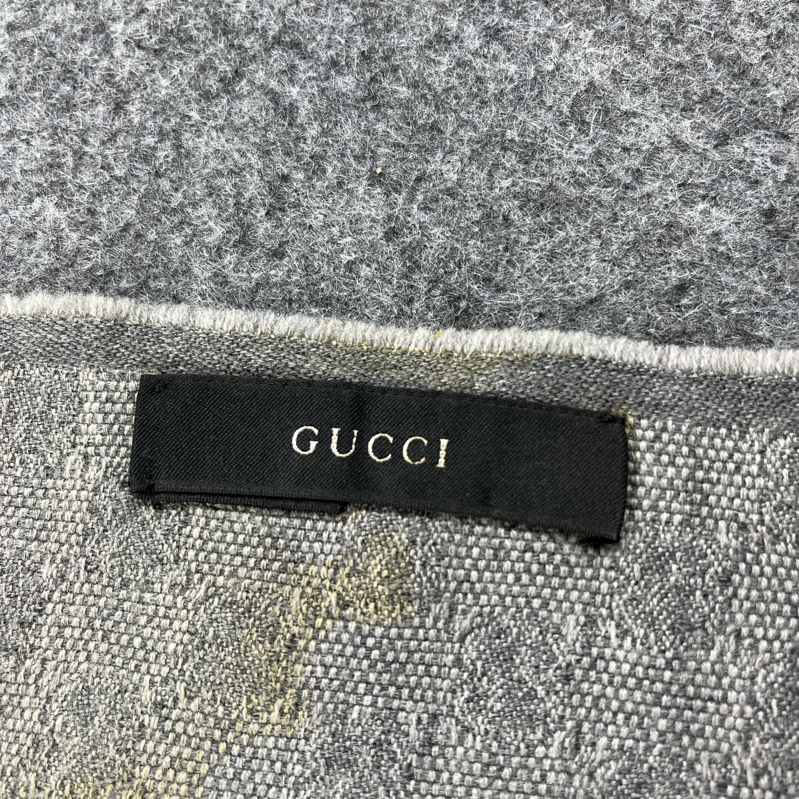 Gucci × Vintage Gucci Scarf / Muffler / Neckwear T1498 Size ONE SIZE - 5 Thumbnail