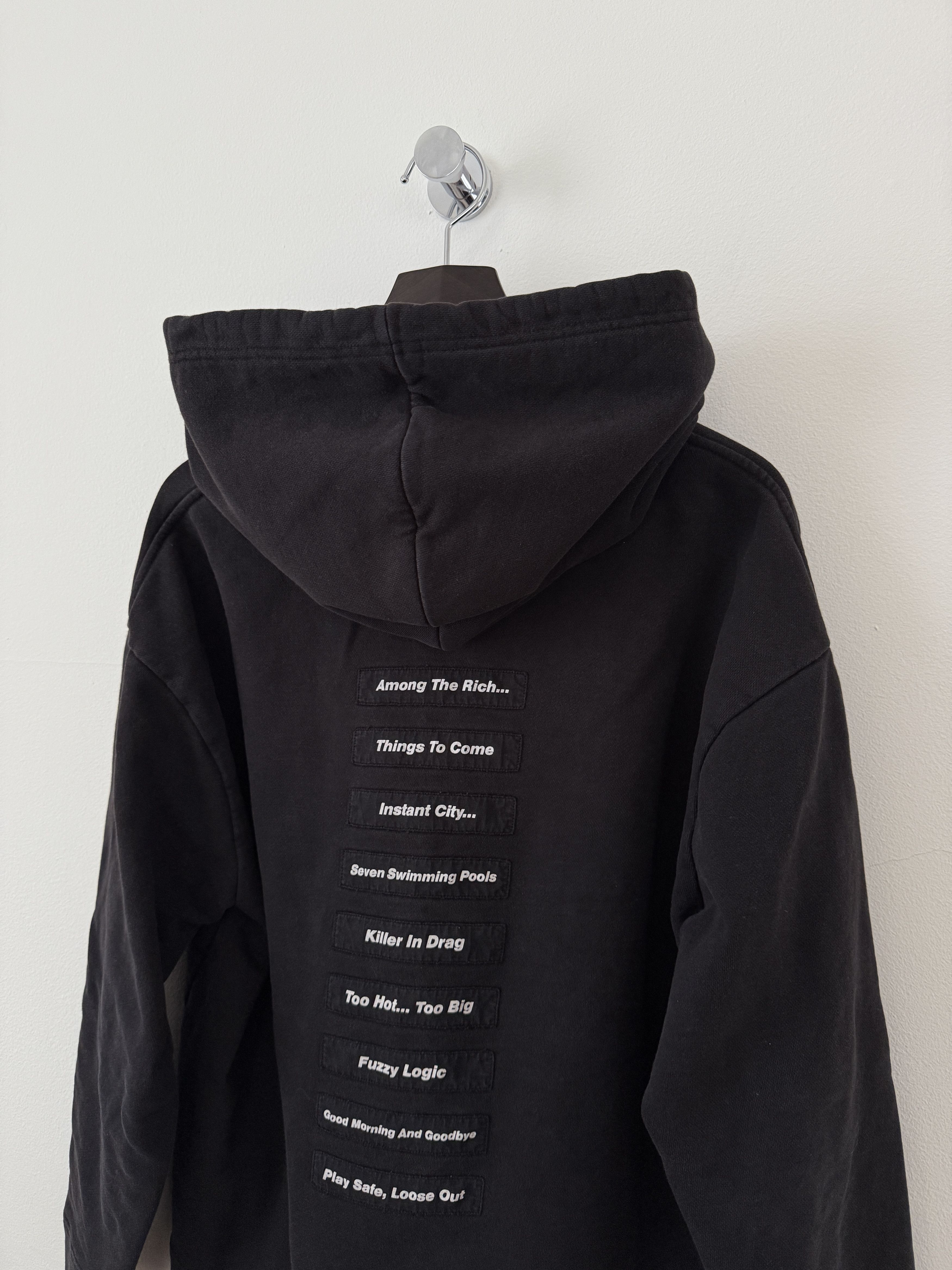 Raf Simons SS18 Poem Patch Joy Division Hoodie Size US S / EU 44-46 / 1 - 8 Thumbnail