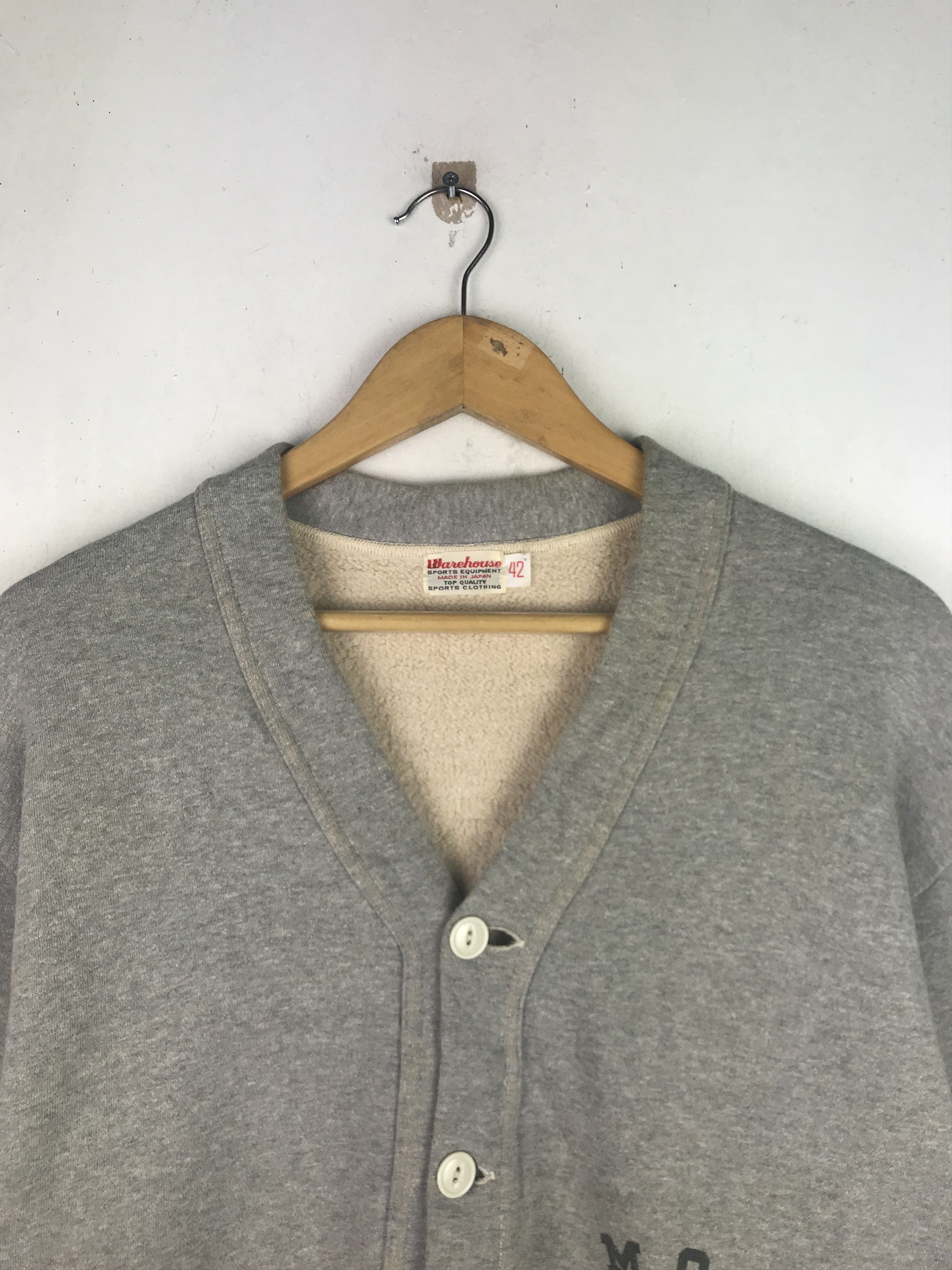 Warehouse Vintage 90's Warehouse Sweatshirt Cardigan Size US L / EU 52-54 / 3 - 2 Thumbnail