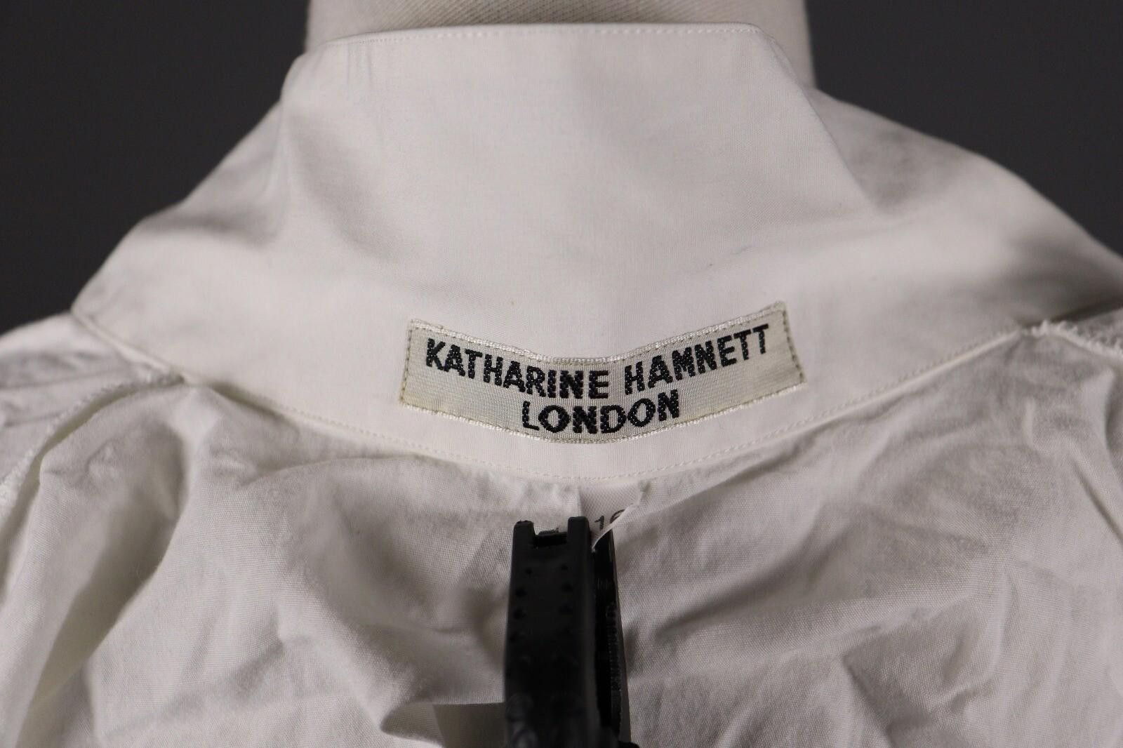 Katharine Hamnett London Katharine Hamnett London White Shirt Blouse Shirt Size 16 Size XXL / US 16-18 / IT 52-54 - 8 Thumbnail